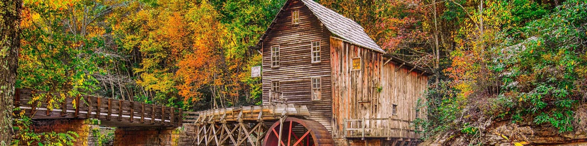 This is an image of a water mill in Fayetteville Arkansas where ASTA-USA provides professional translation services.