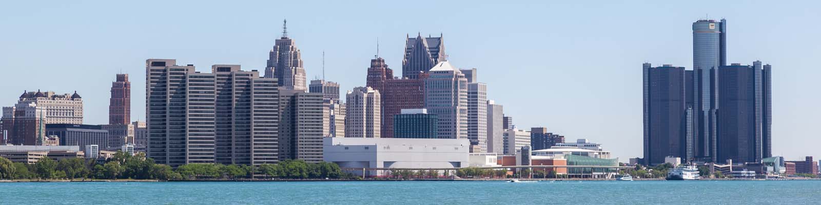 This is a cityscape image of Detroit Michigan where ASTA-USA provides professional translation services.