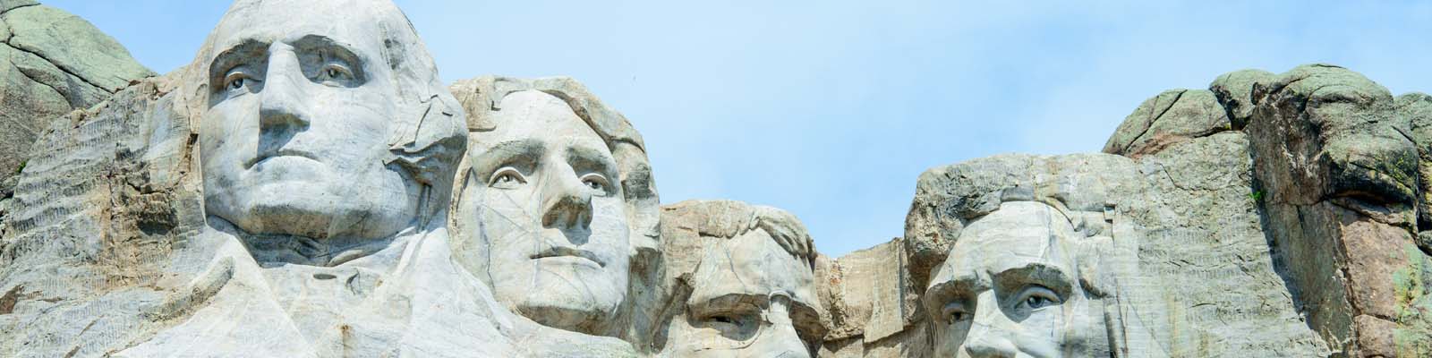 Pictured: Mt. Rushmore in South Dakota.